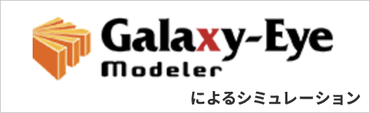 Galaxy-Eyeによるシミュレーション